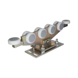 Vozík nastaviteľný pre C-profil 80x80x5mm, pozink, do 800kg Vozík nastaviteľný pre C-profil 80x80x5mm, pozink, do 800kg